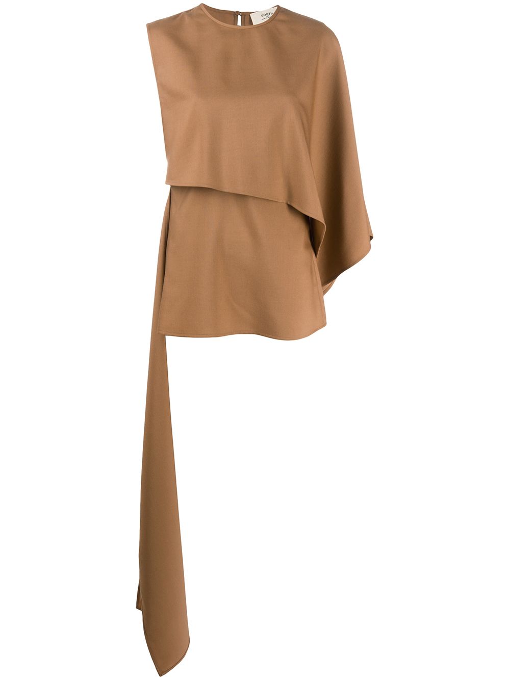 фото Ports 1961 asymmetric ruffle blouse