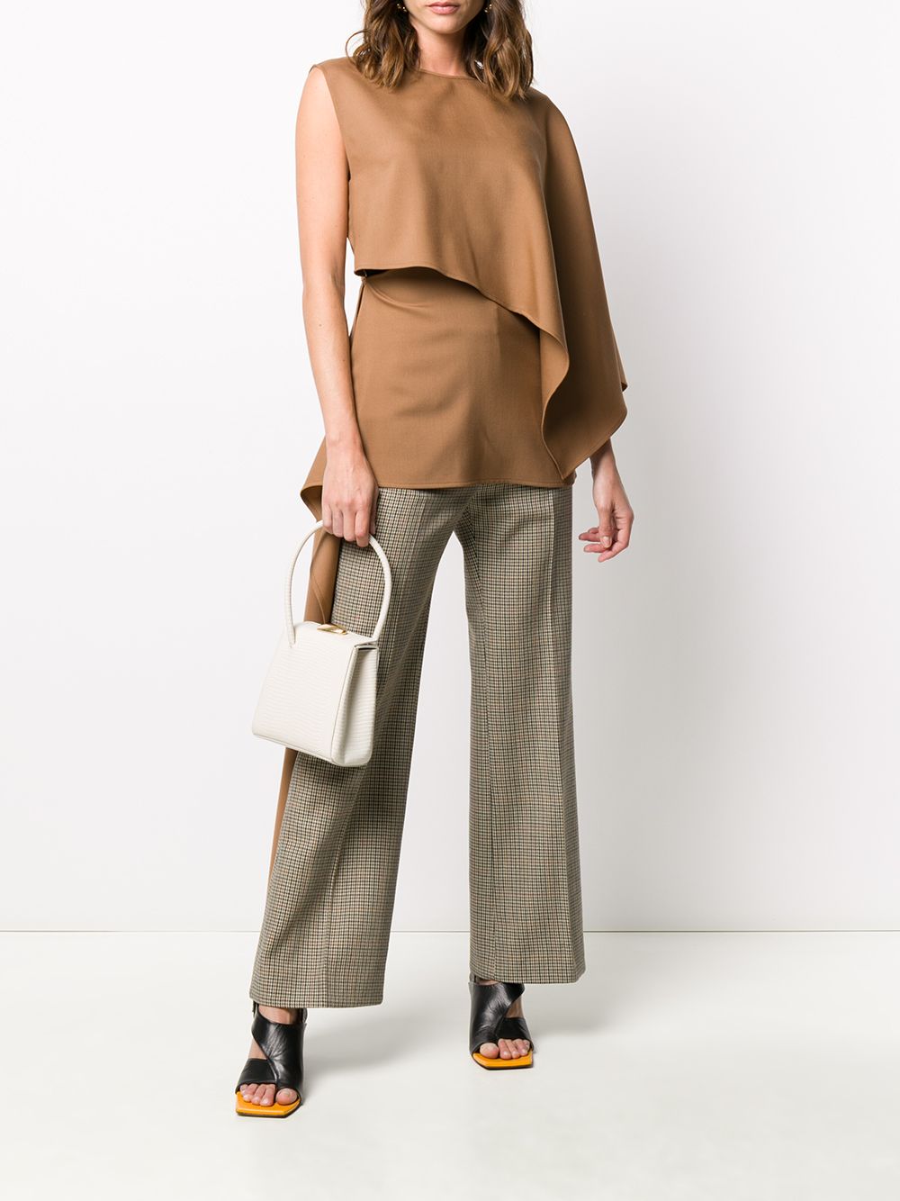 фото Ports 1961 asymmetric ruffle blouse