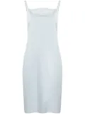 Kwaidan Editions spaghetti straps shift dress - Blue
