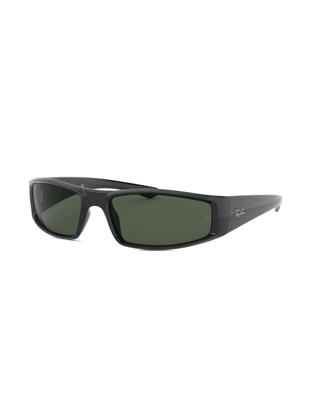 Shop Ray Ban Square-frame Sunglasses In Black