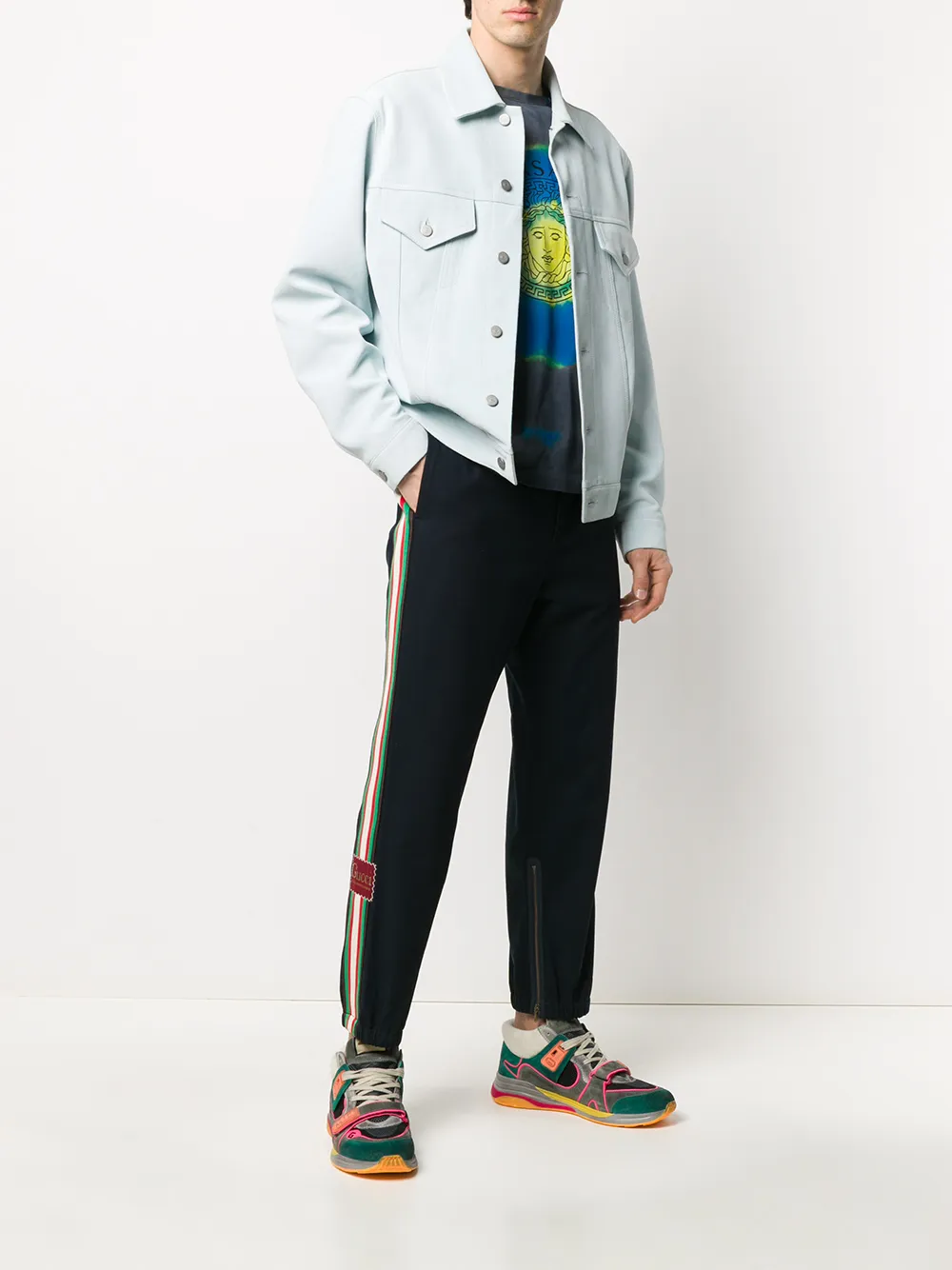 Gucci Straight broek - Blauw