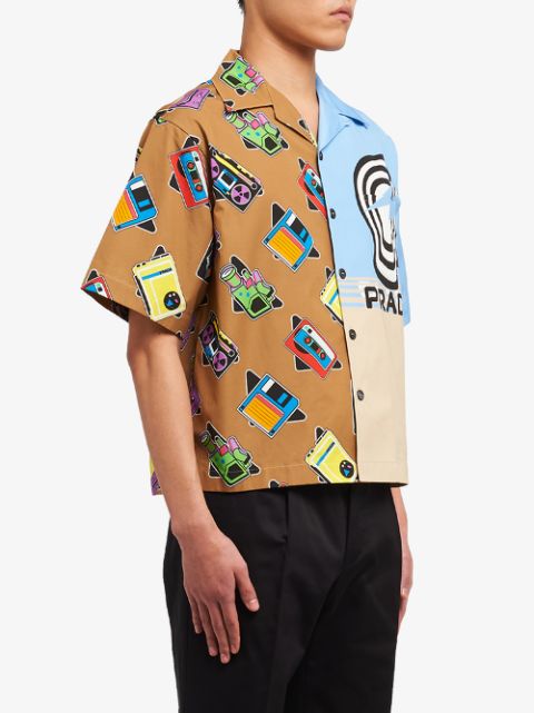 double match bowling shirt