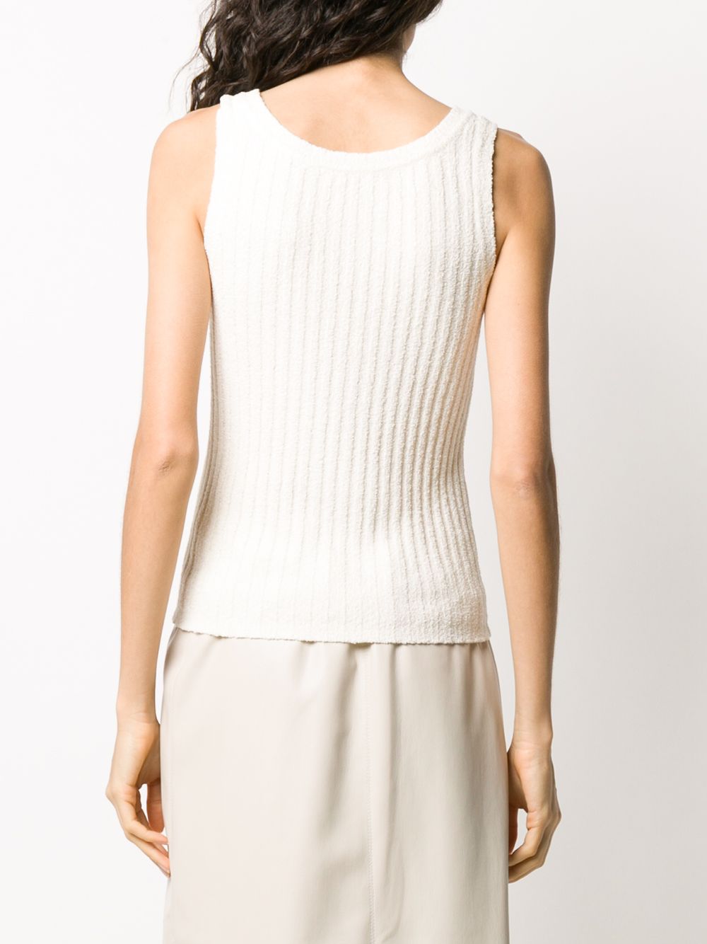 фото Theory ribbed knitted vest top