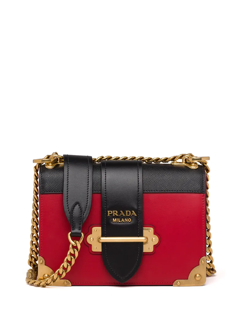 prada cahier red