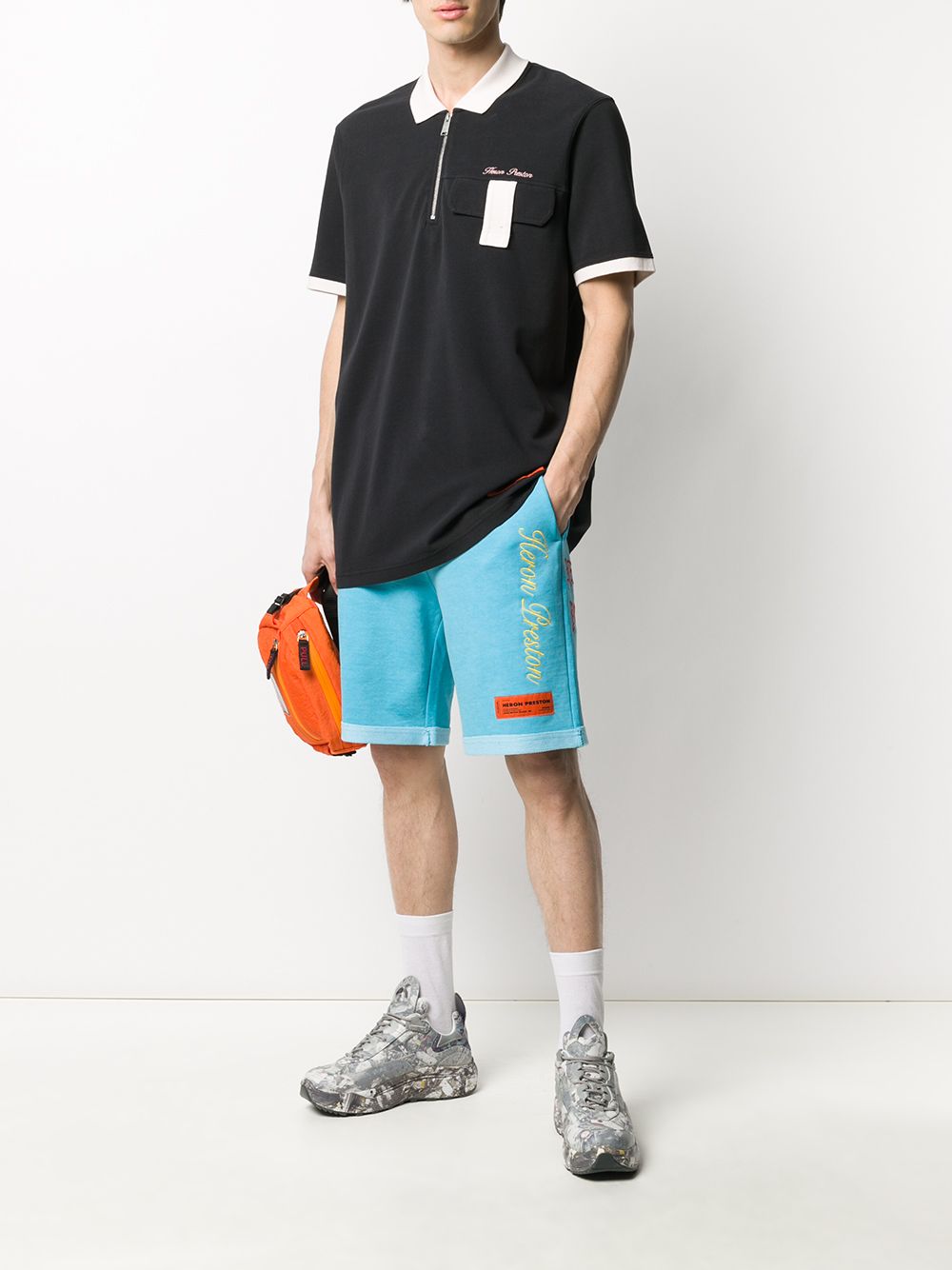 фото Heron preston oversized polo shirt