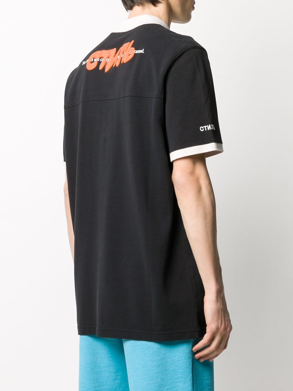 фото Heron preston oversized polo shirt