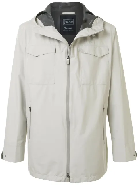 Herno hooded pocket jacket