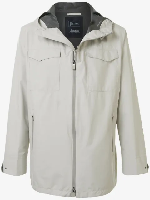Herno hooded pocket jacket