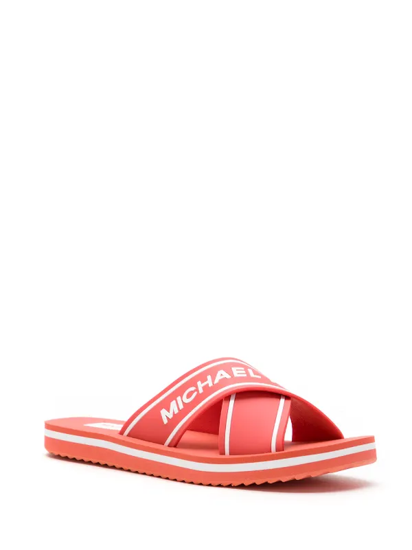 michael kors velvet slides