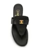 Chanel Pre-Owned 1990s CC turn-lock flat sandals