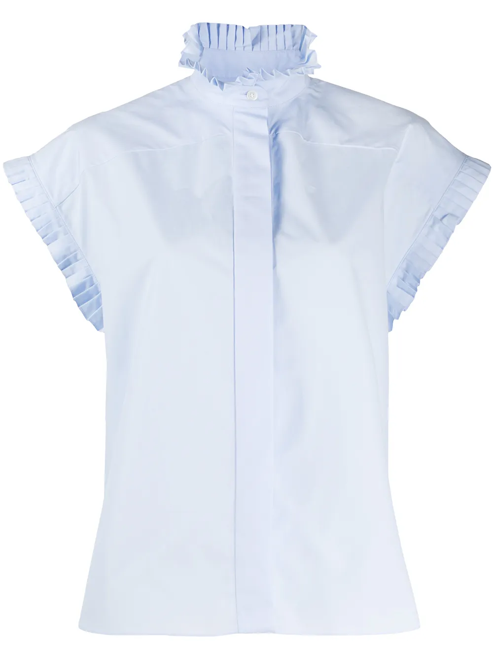 фото Alexandre vauthier ruffled sleeves blouse