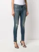 R13 mid rise cropped jeans