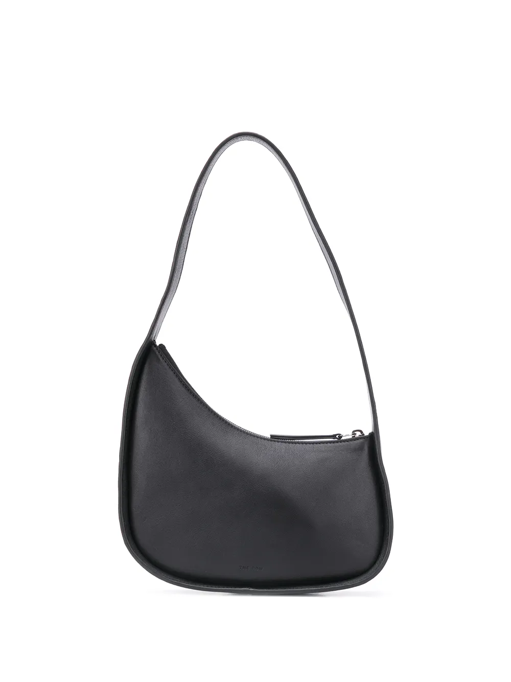 The Row Half Moon Tote Bag In Black