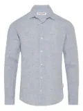 Orlebar Brown Giles linen shirt - Blue