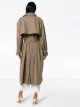 Frankie Shop wing-collar trench coach