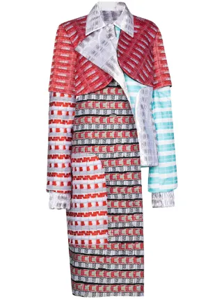 patchwork trench coat