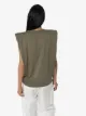 Frankie Shop Eva padded T-shirt