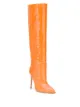 Image 2 of Paris Texas croc-embossed 110mm boots