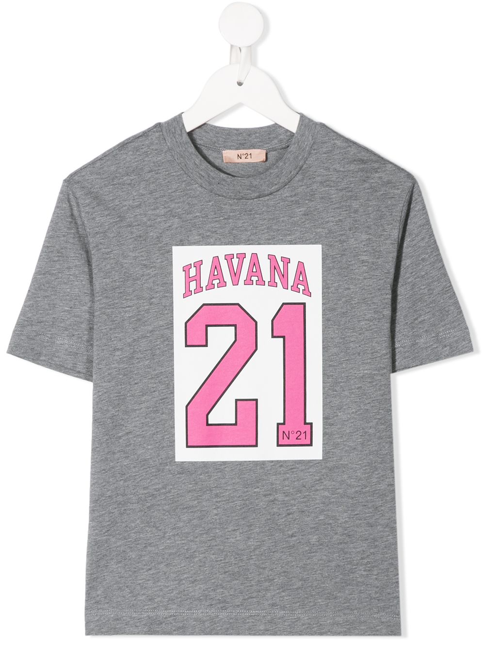 фото Nº21 kids havana graphic-print cotton t-shirt