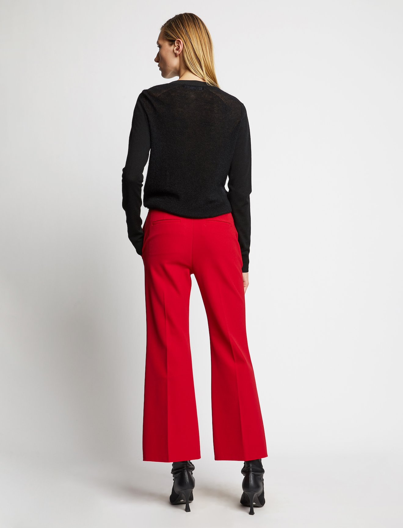 Technical Wool Crop Flare Pants #2