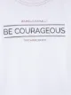 Brunello Cucinelli Kids تيشيرت بطبعة Be Courageous
