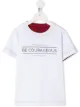 الصورة 1 من Brunello Cucinelli Kids تيشيرت بطبعة Be Courageous