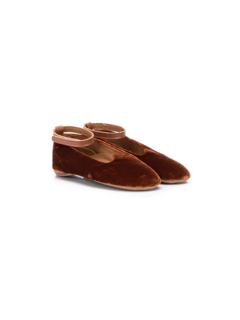 Pépé Kids velvet ballerinas