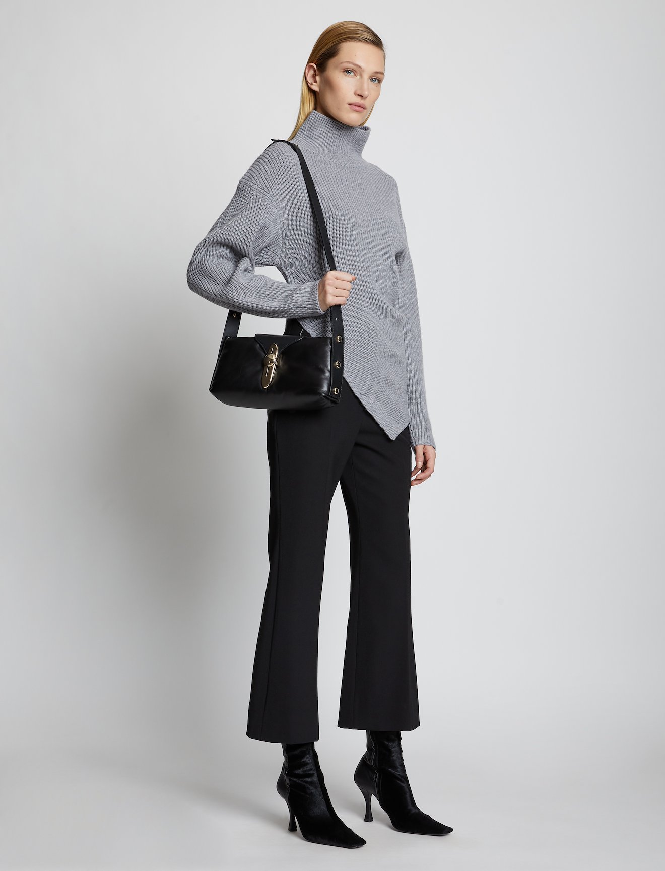Padded Latch Shoulder Bag #5