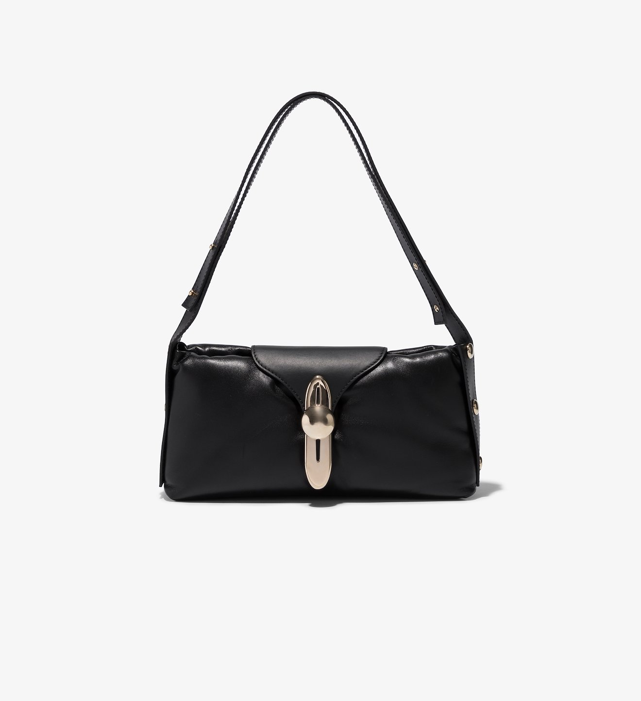 Padded Latch Shoulder Bag