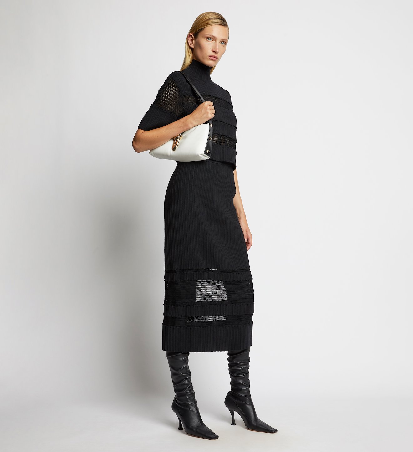 Padded Latch Shoulder Bag