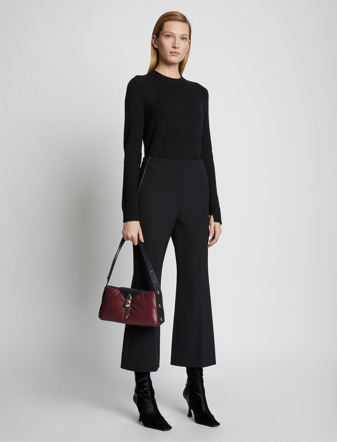 Padded Latch Shoulder Bag #5