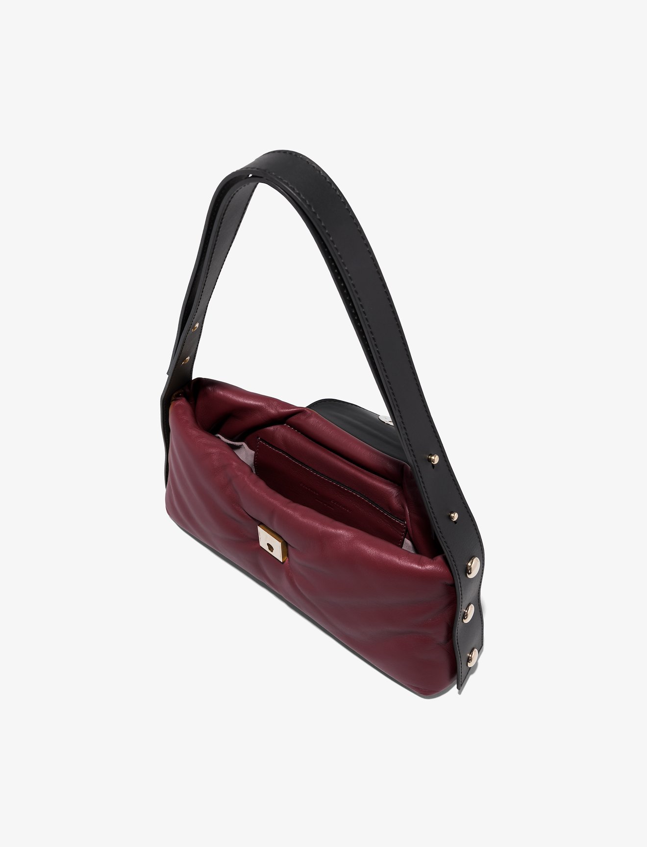 Padded Latch Shoulder Bag #4
