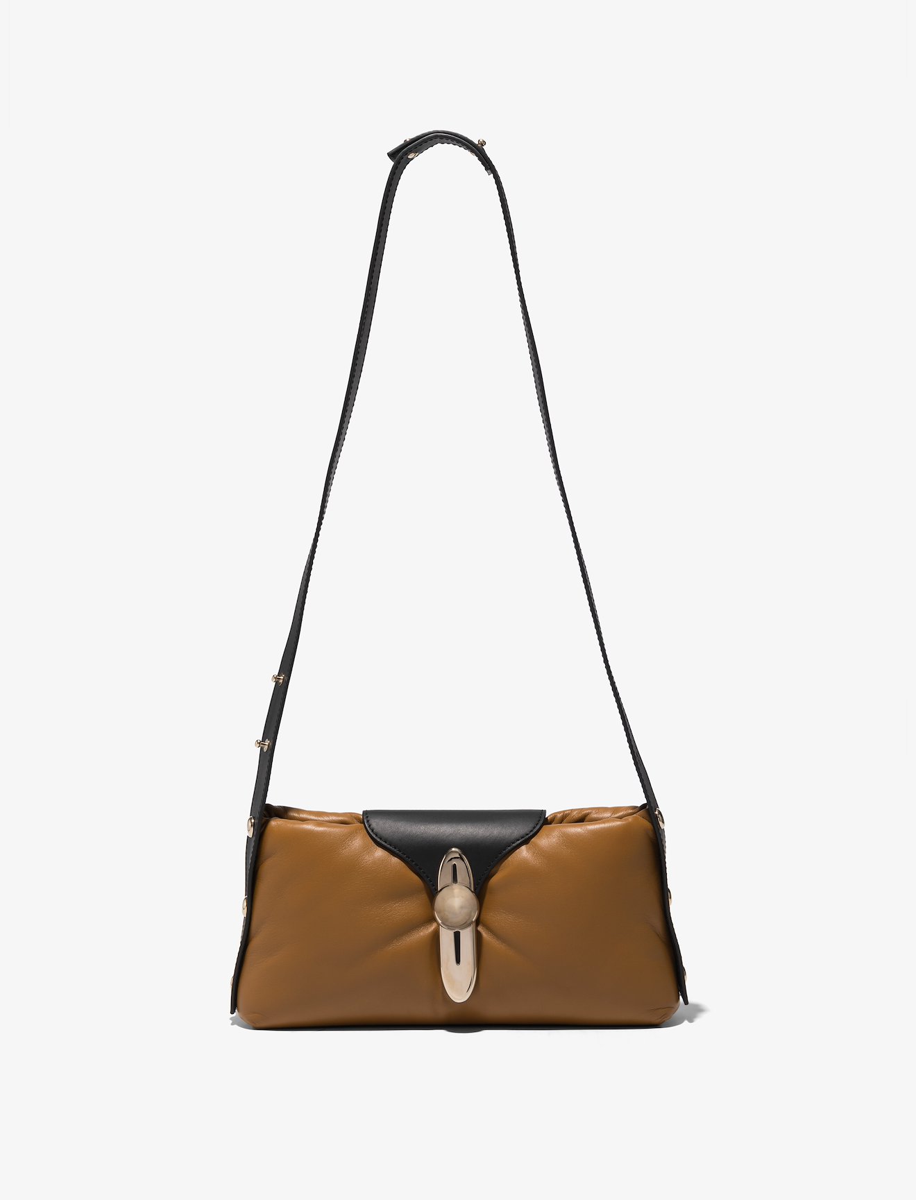 Padded Latch Shoulder Bag #6