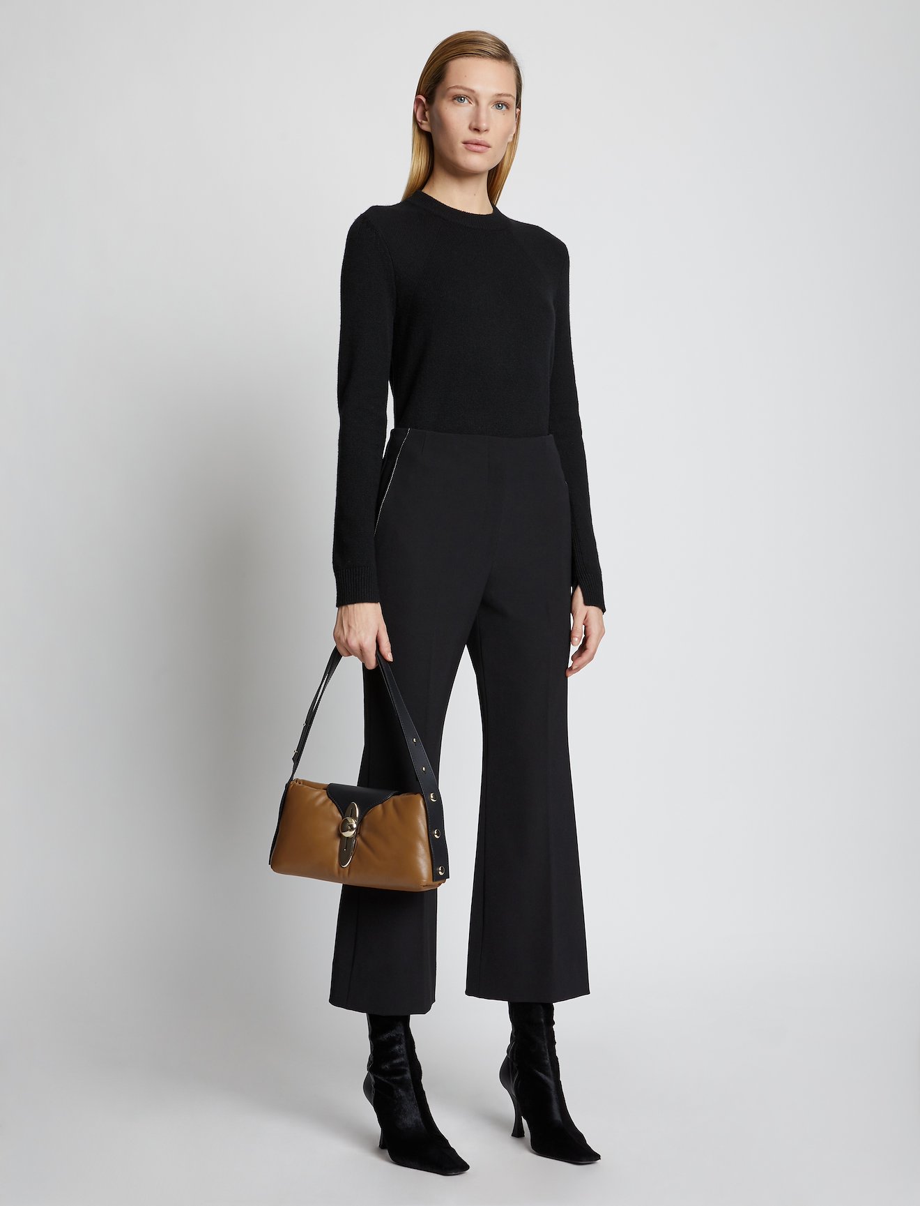 Padded Latch Shoulder Bag #5