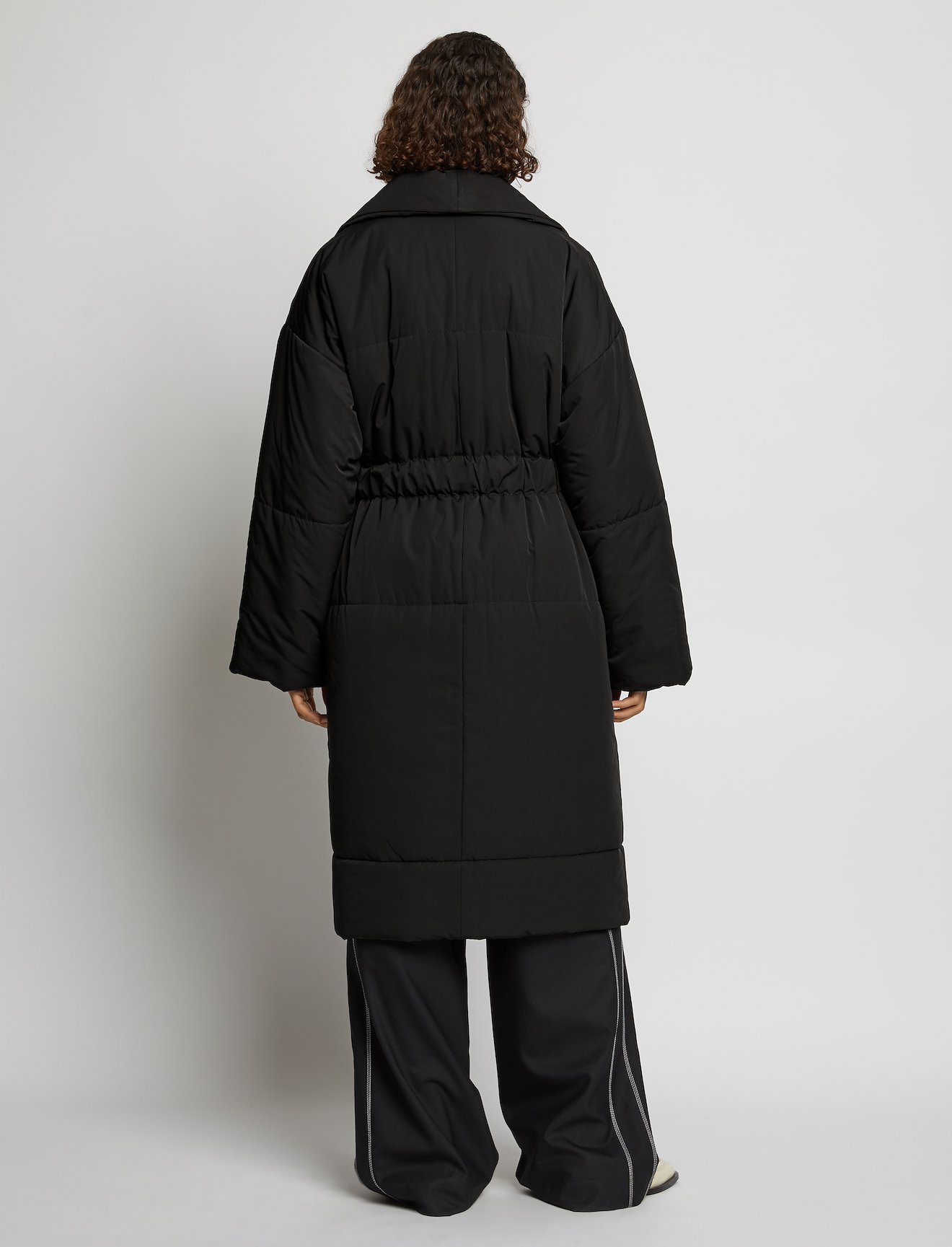 Long Puffer Coat in black | Proenza Schouler