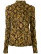Image 1 of Proenza Schouler White Label snake-print long-sleeve T-shirt