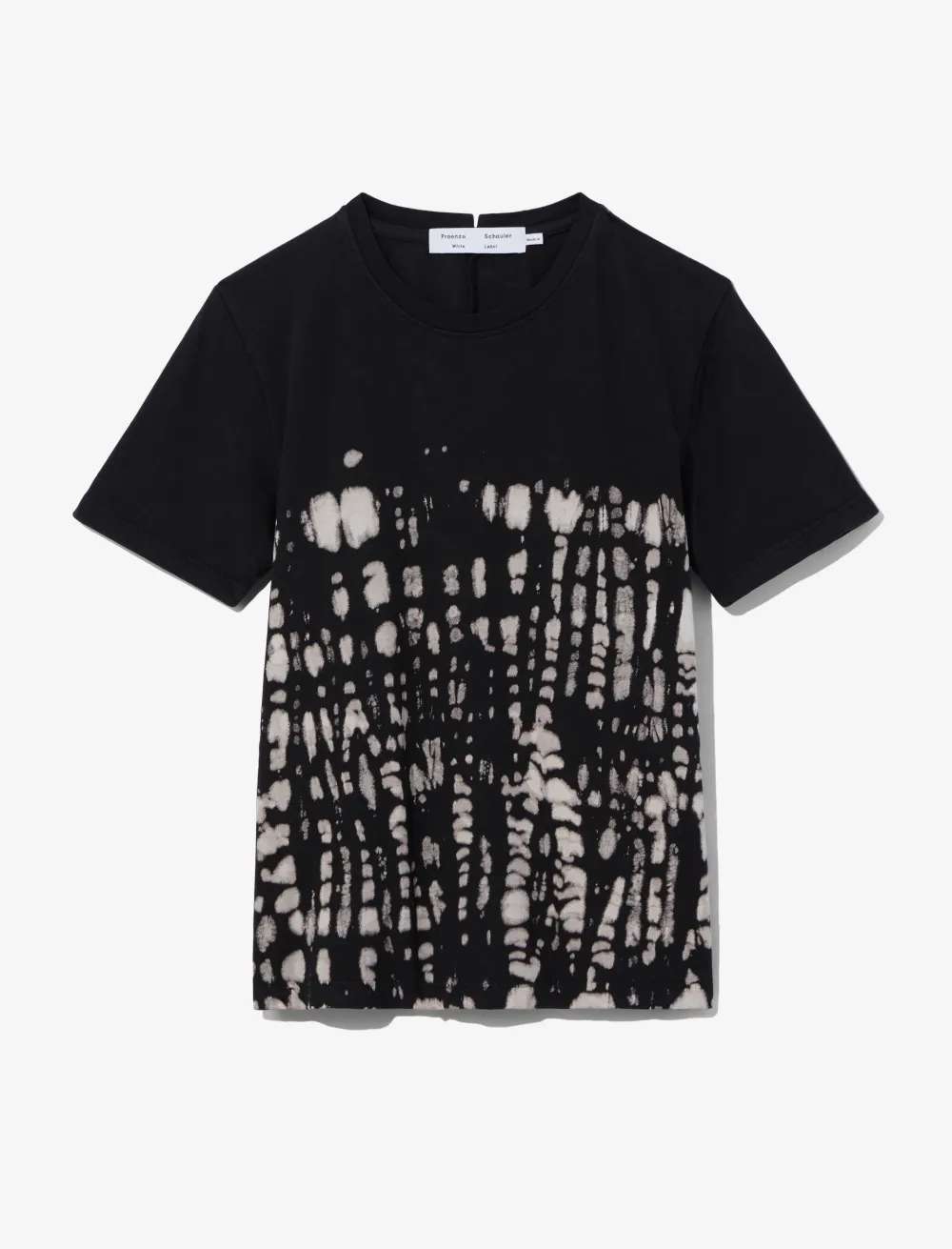 Image of Proenza Schouler White Label Dotted Tie Dye T-Shirt /black XS