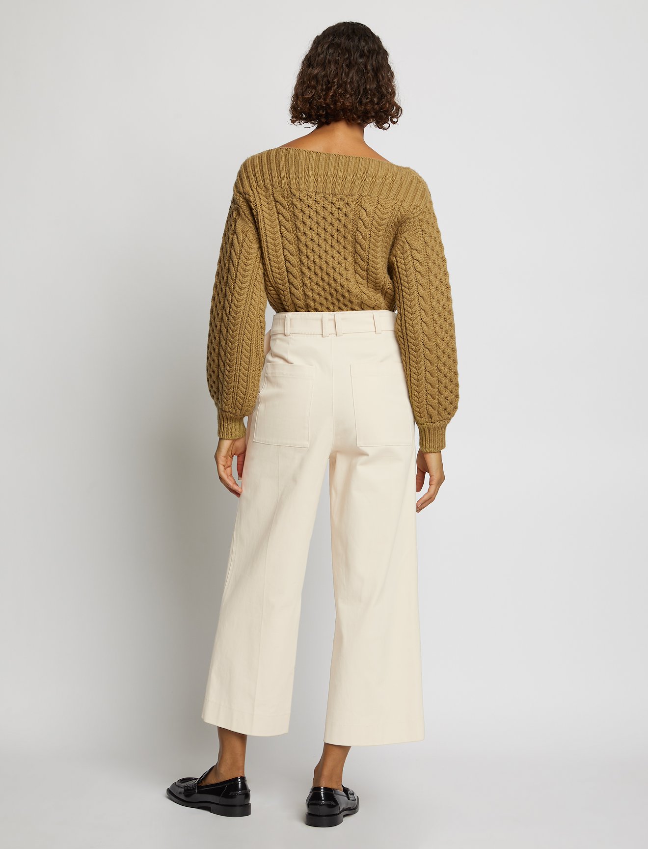 Wide Leg Cropped Pants #2