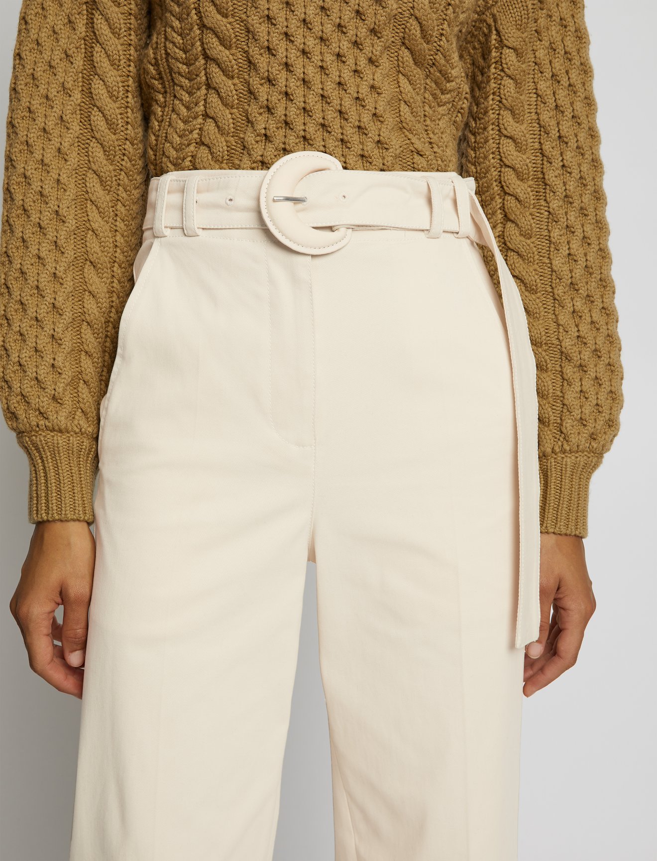 Wide Leg Cropped Pants #3