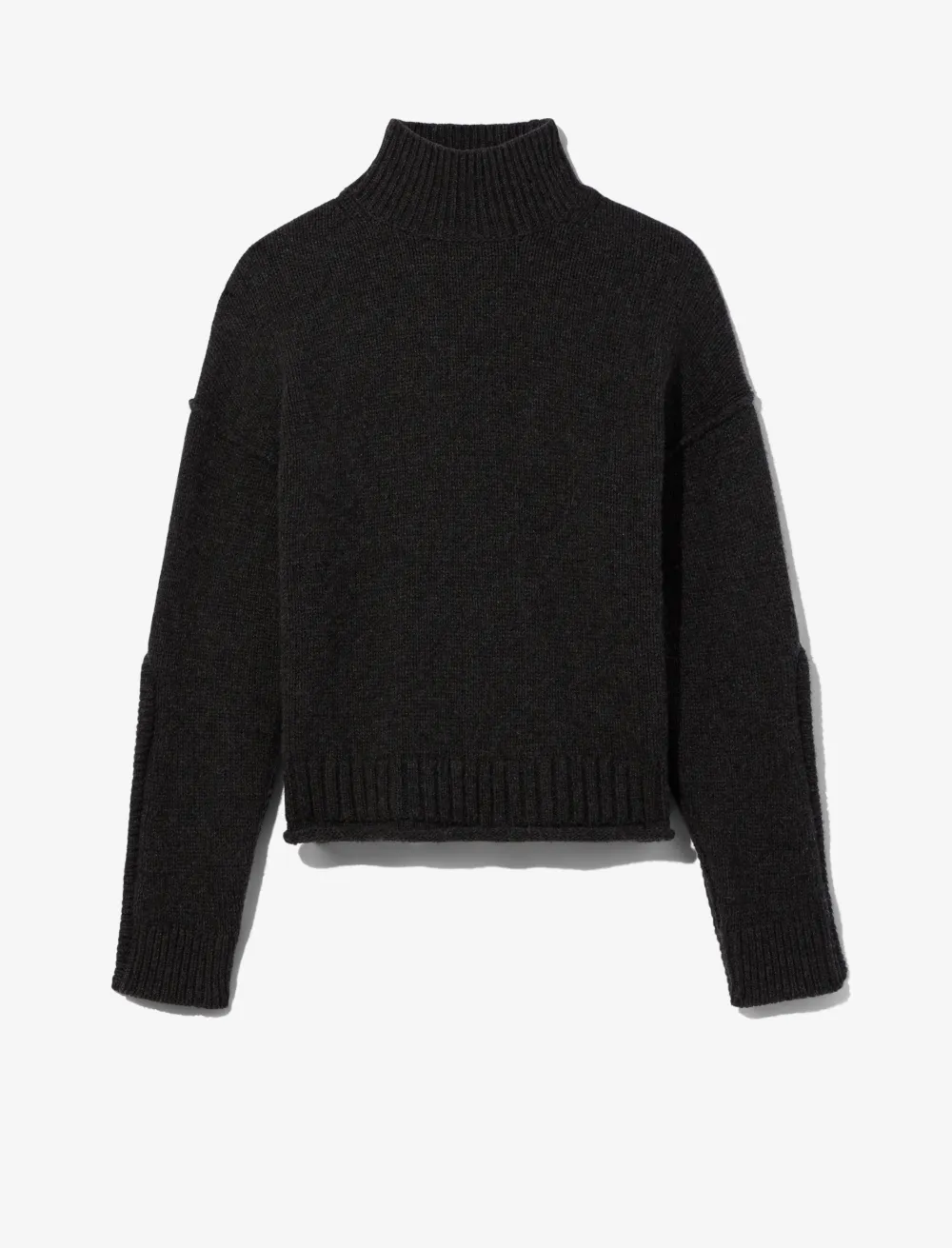 Image of Proenza Schouler White Label Wool Cashmere Turtleneck Sweater /grey XS