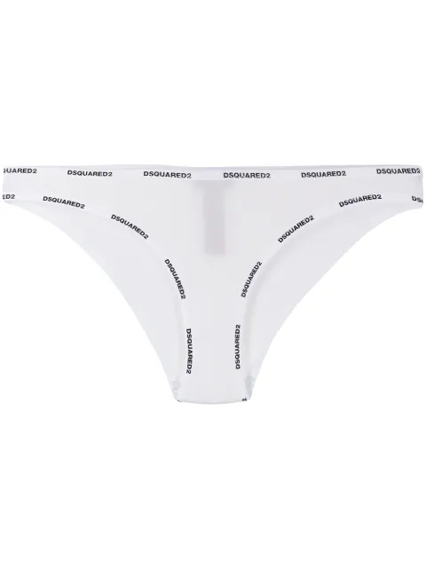 DSQUARED2 logo-trimmed briefs