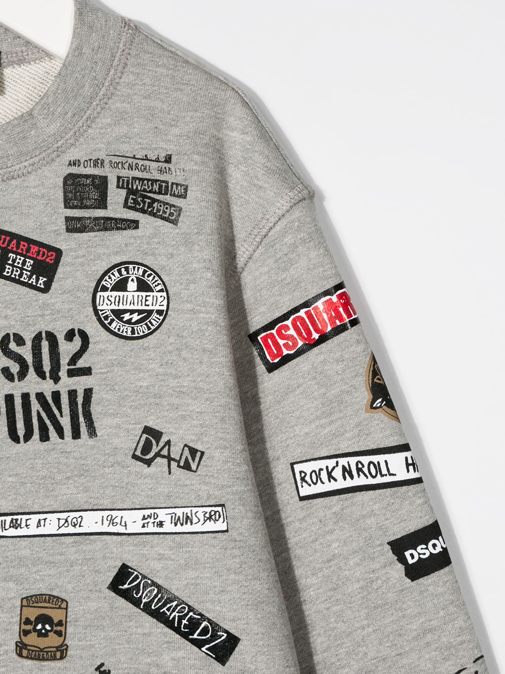 фото Dsquared2 kids толстовка с принтом