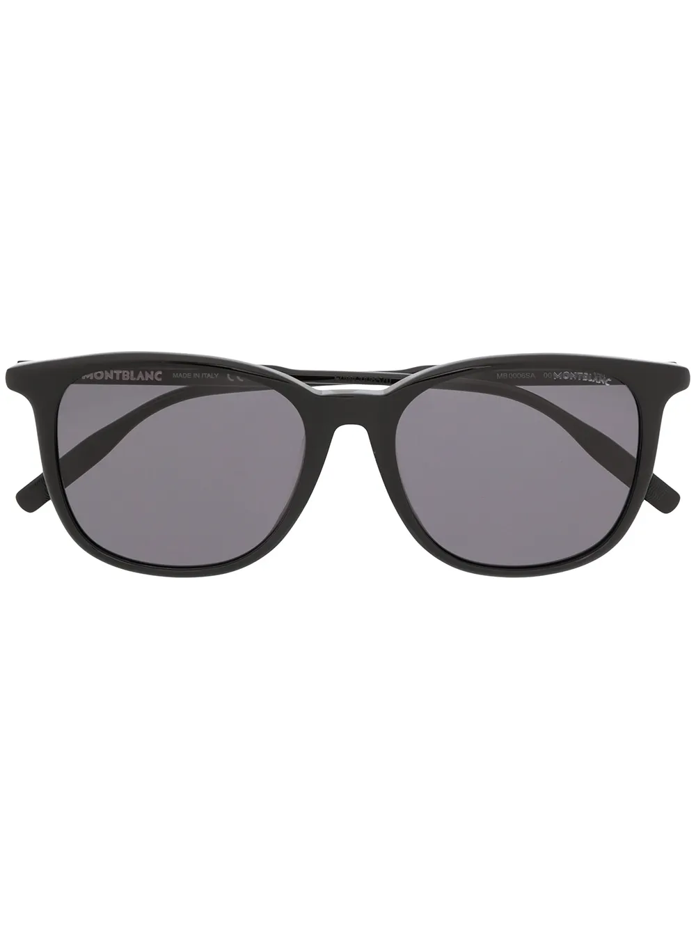 

Montblanc lentes de sol con armazón cuadrada - Negro