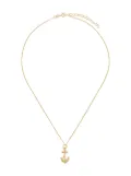 True Rocks anchor pendant necklace - Gold