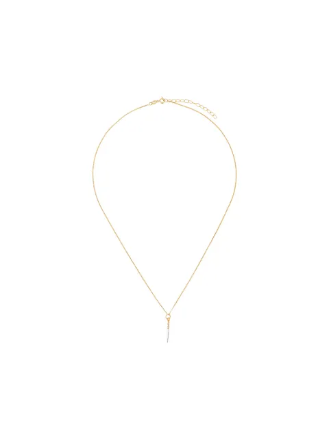 True Rocks two tone knife necklace