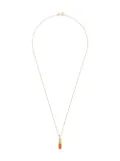 True Rocks Small Pill pendant necklace - Gold