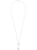 True Rocks large safety pin pendant necklace - Silver