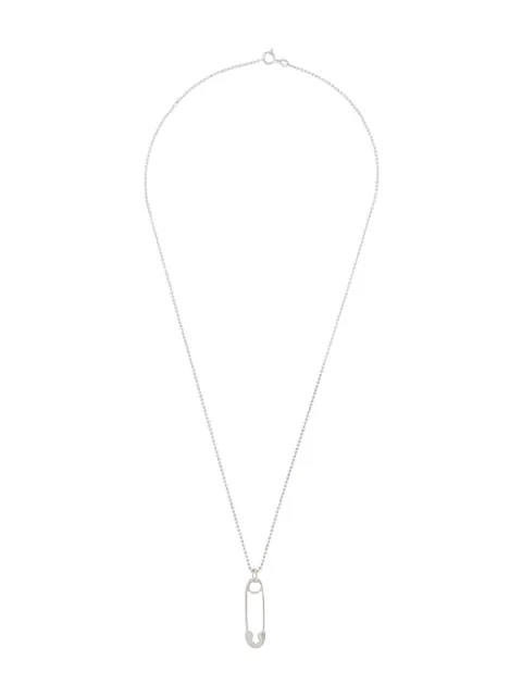 True Rocks collar con dije de imperdible mediano