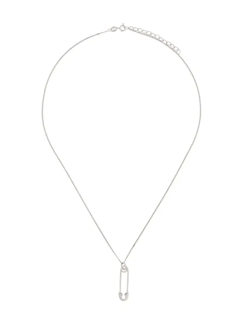 True Rocks safety pin pendant necklace