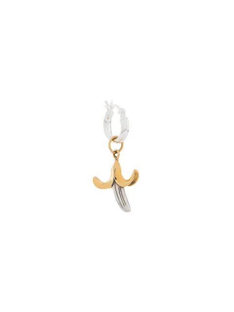 True Rocks banana hoop earring